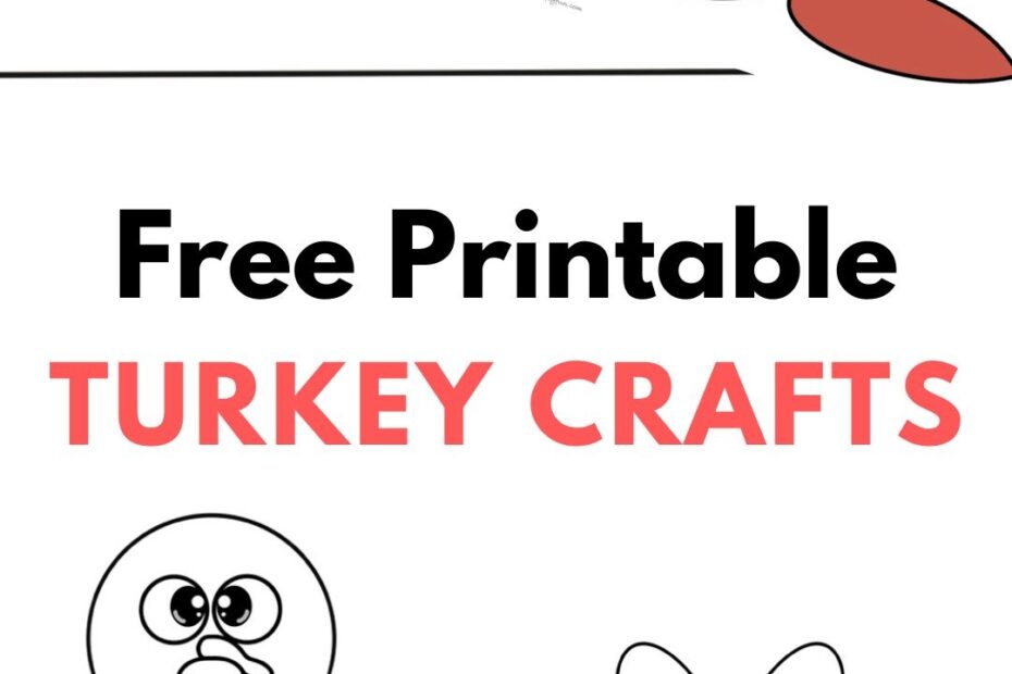 Free Printable Turkey Craft For Thanksgiving