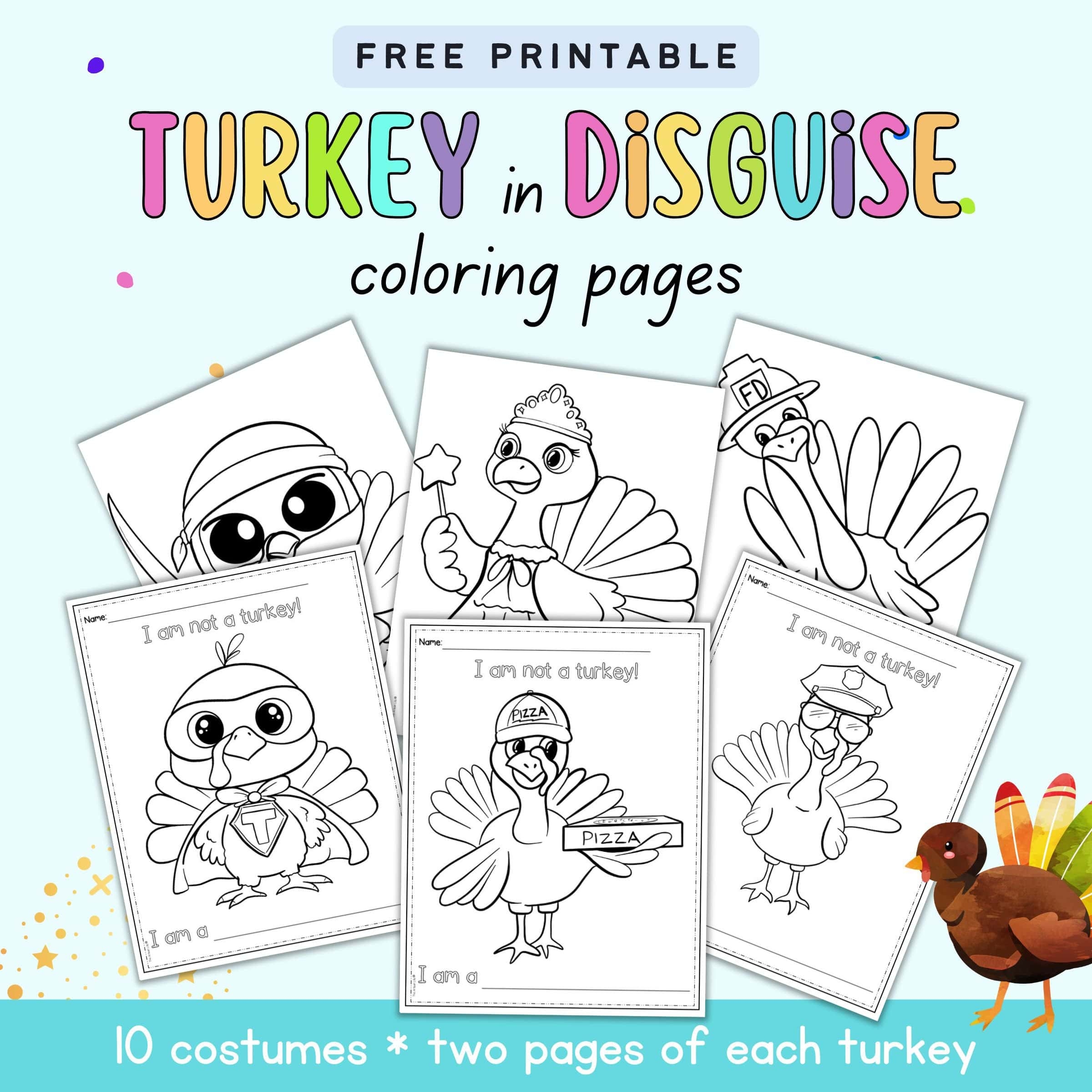 free turkey printable