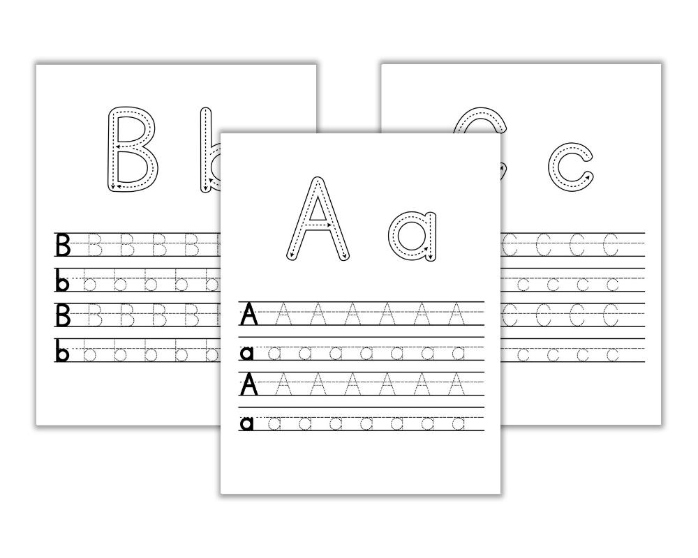 printable letters of the alphabet to trace