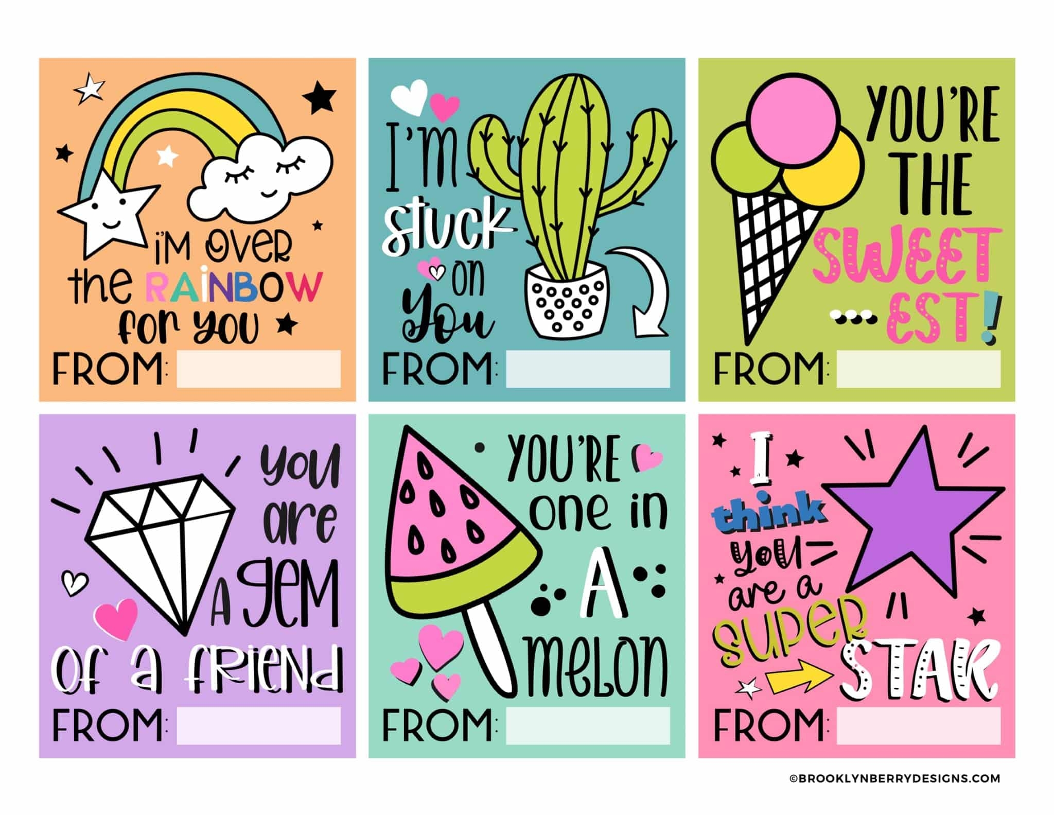 free printable valentines cards for kids