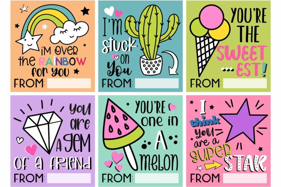 Free Printable Valentines For Kids Brooklyn Berry Designs