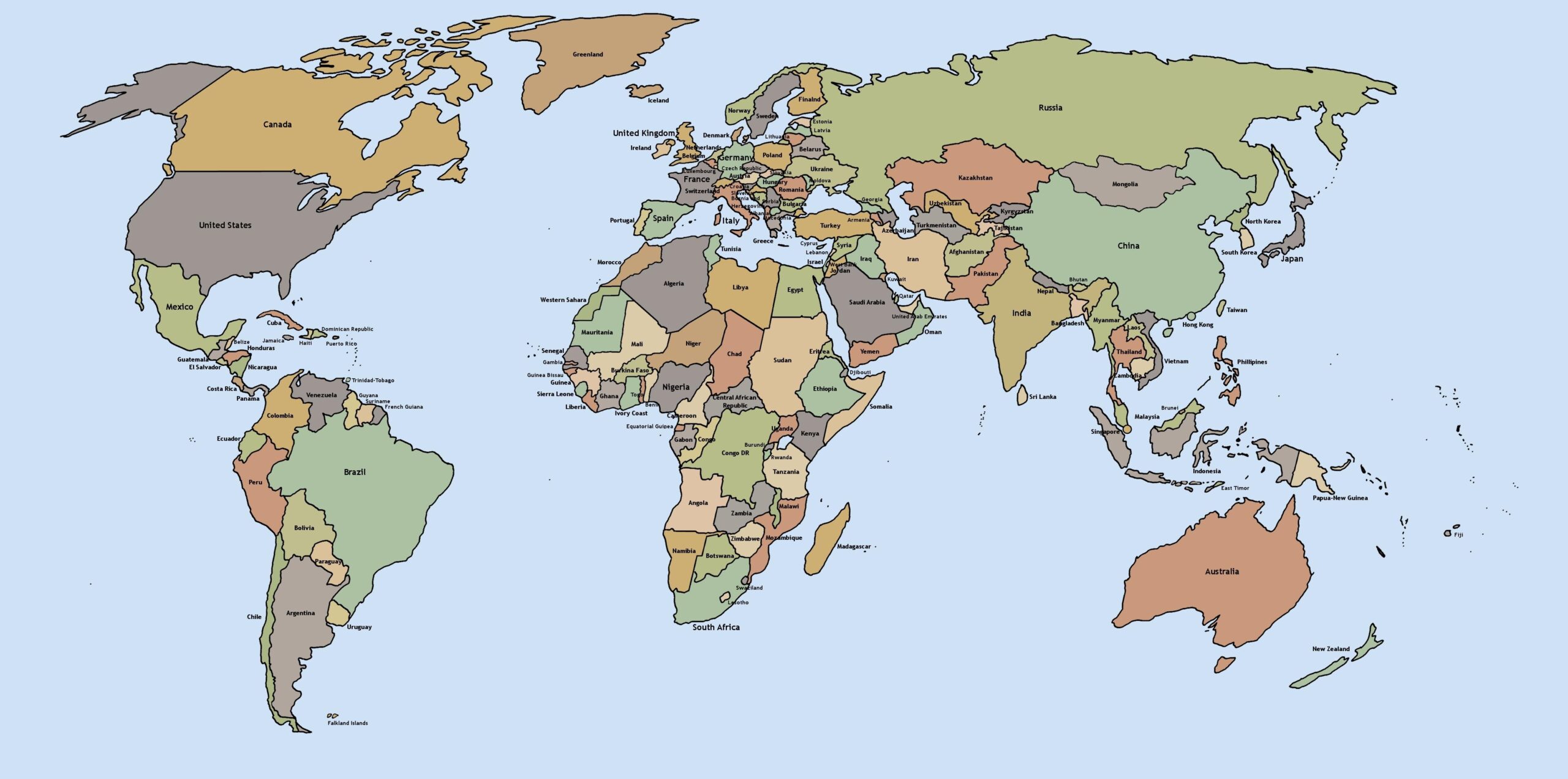 printable world