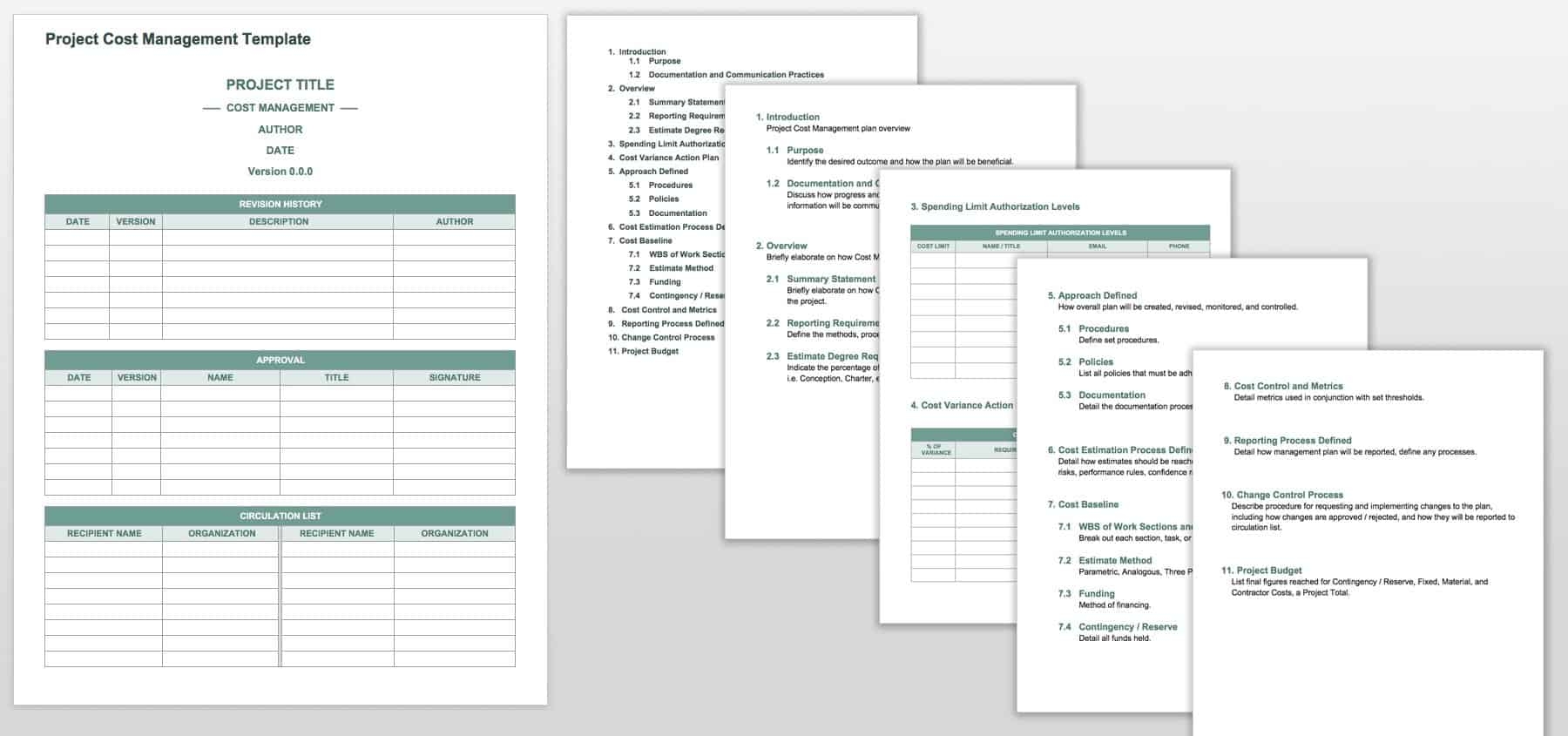 project management planning template