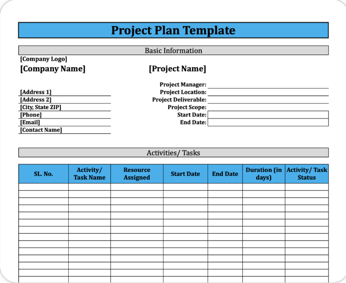 Free Project Plan Template 2024 Forbes Advisor Worksheets Library