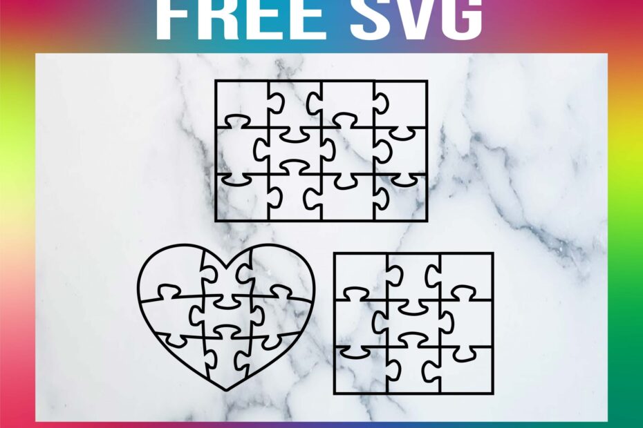 Free Puzzle Pieces SVG