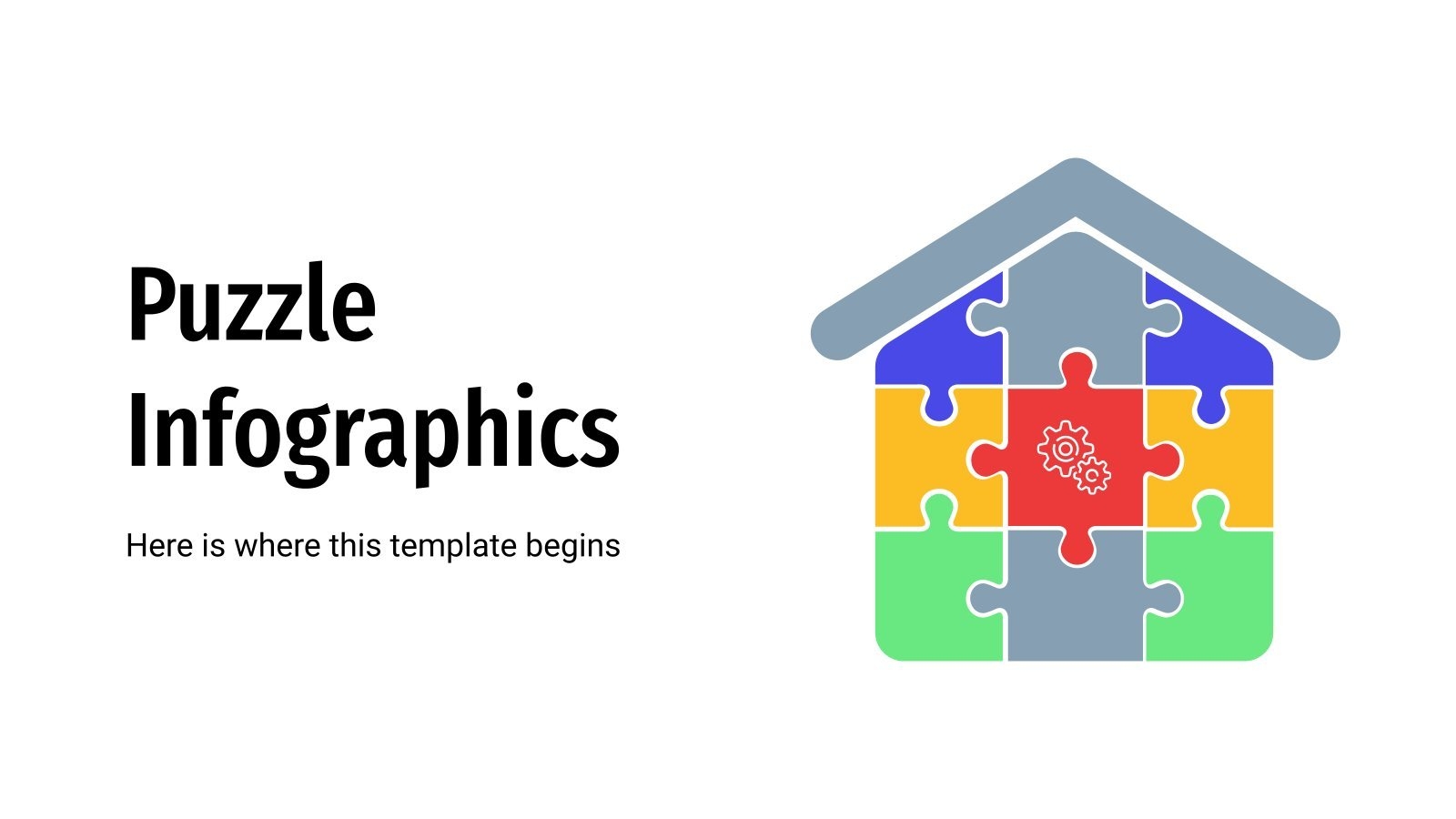 template ppt puzzle