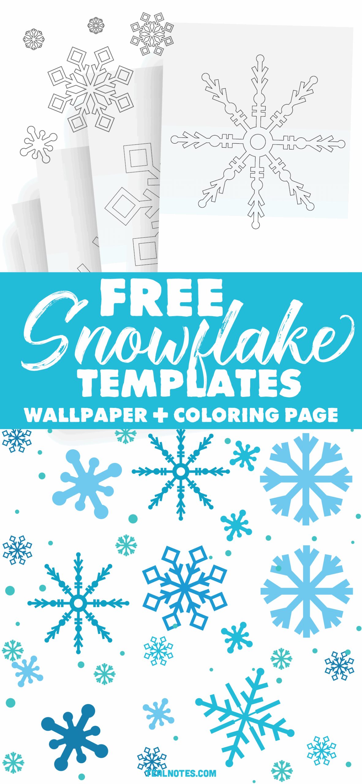 free printable snowflakes templates