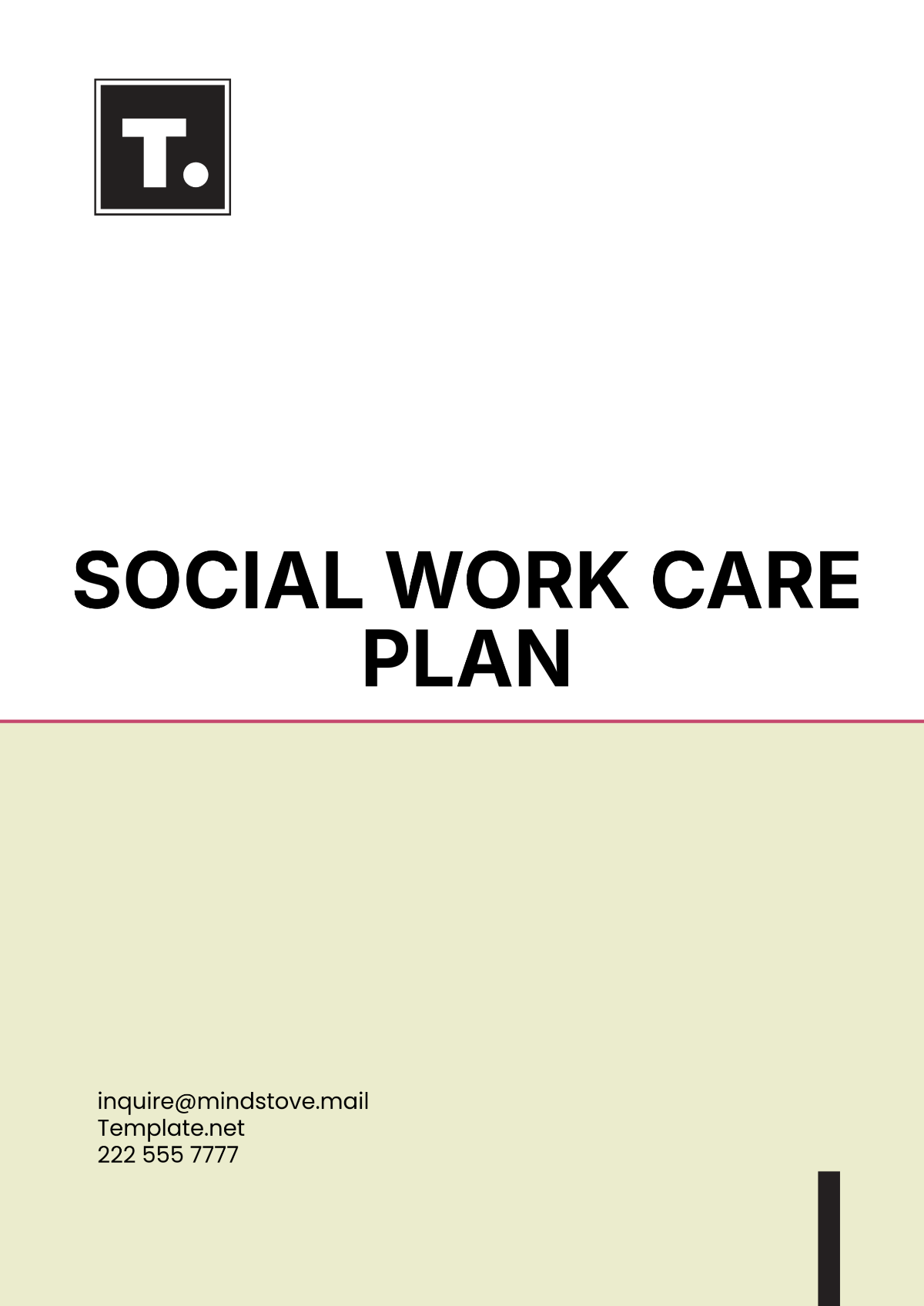 Free Social Work Care Plan Template To Edit Online