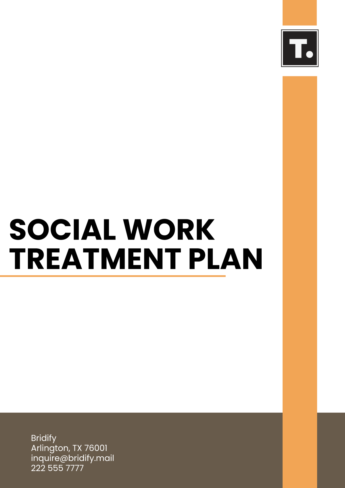 service plan template social work