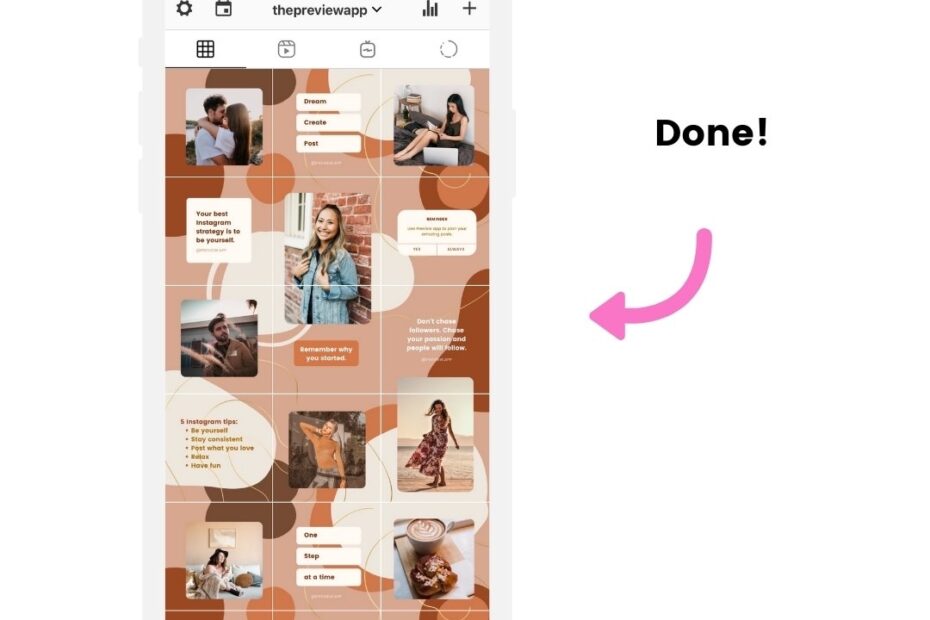 FREE TEMPLATES Instagram Puzzle Feed WITHOUT Photoshop