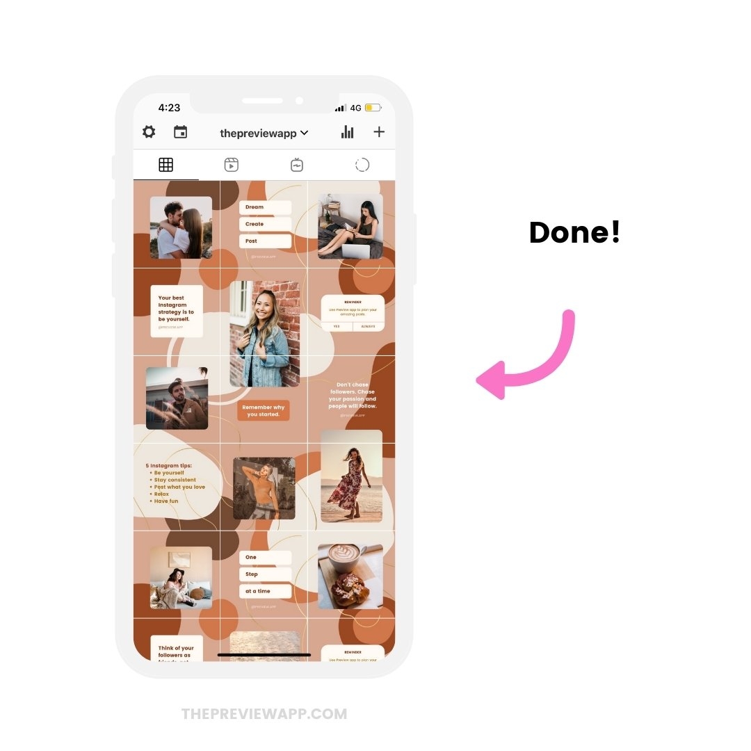 FREE TEMPLATES Instagram Puzzle Feed WITHOUT Photoshop