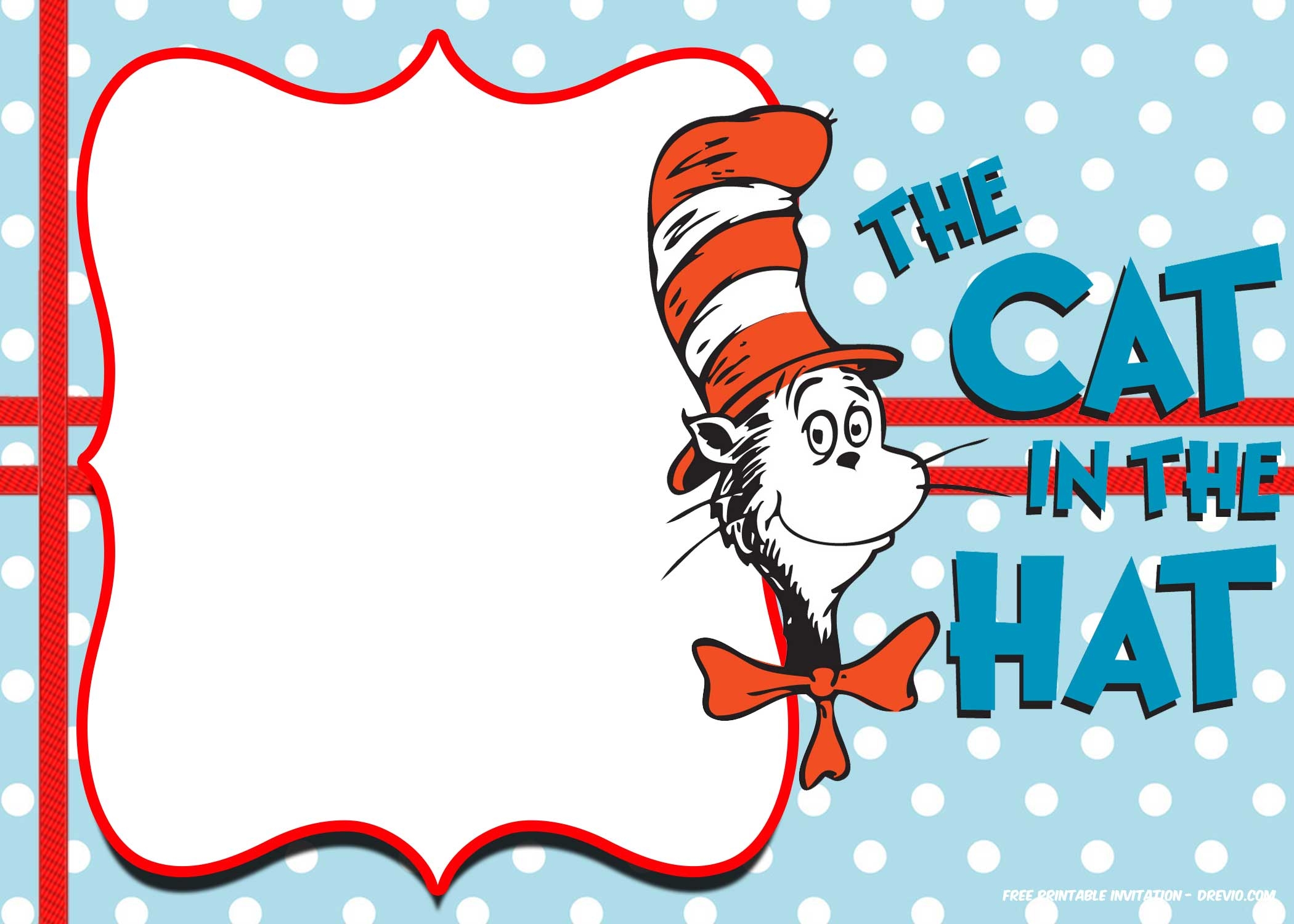 dr seuss template printable