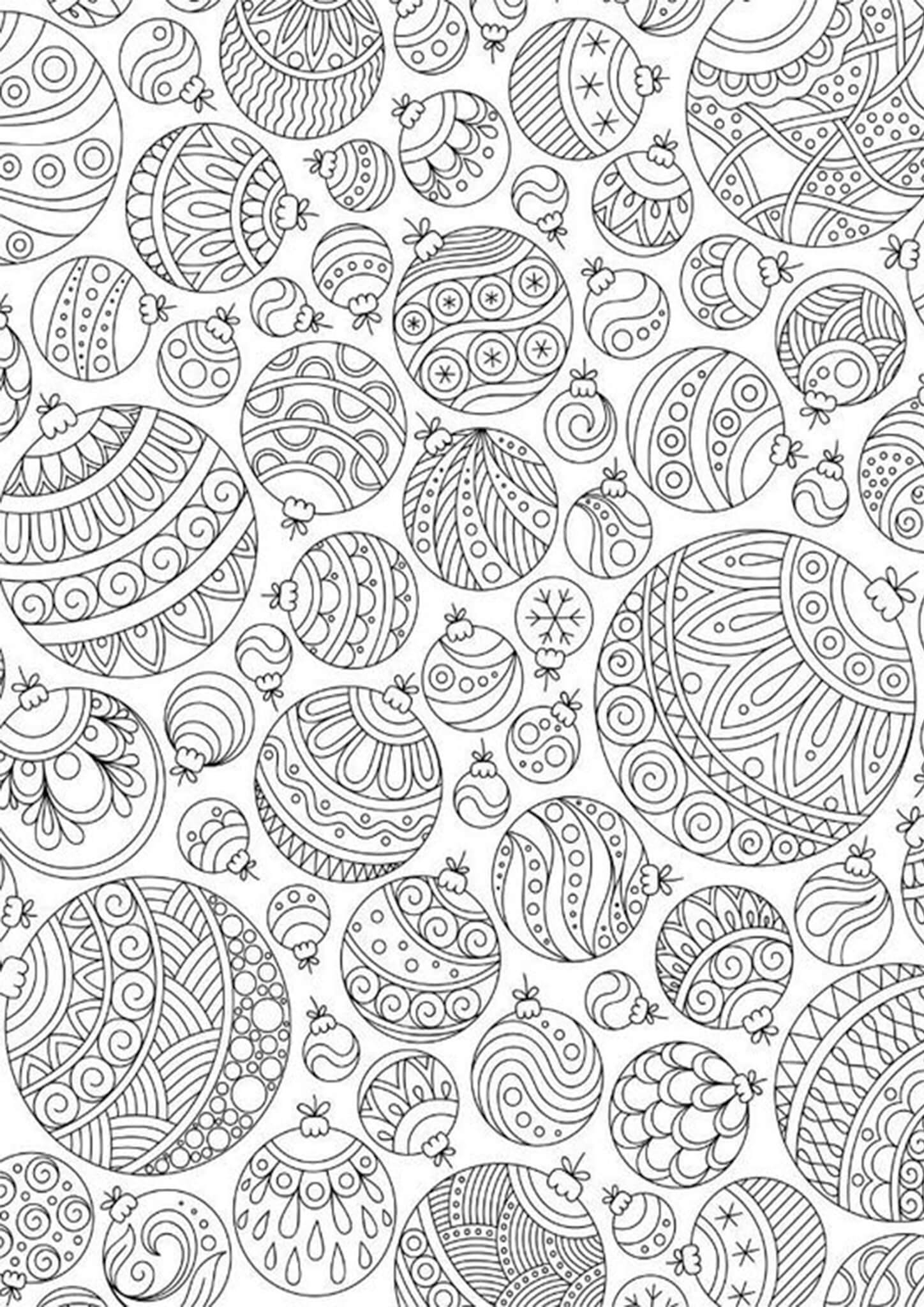 printable adult christmas coloring pages