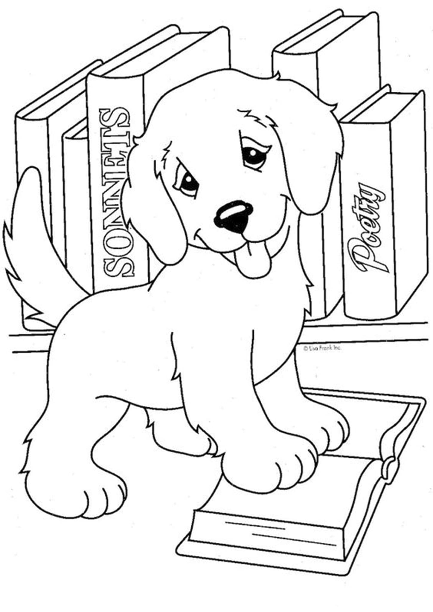 cute animal coloring pages to print