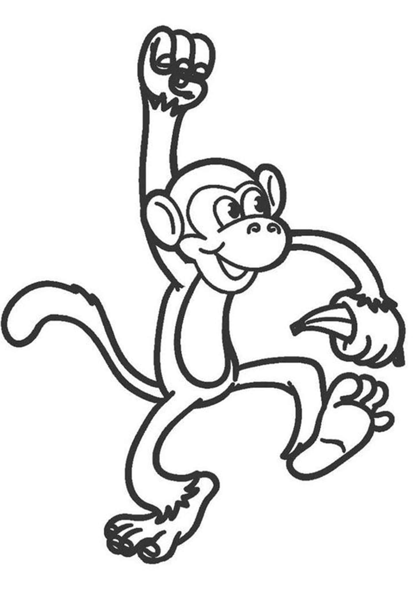 Free U0026 Easy To Print Monkey Coloring Pages Tulamama
