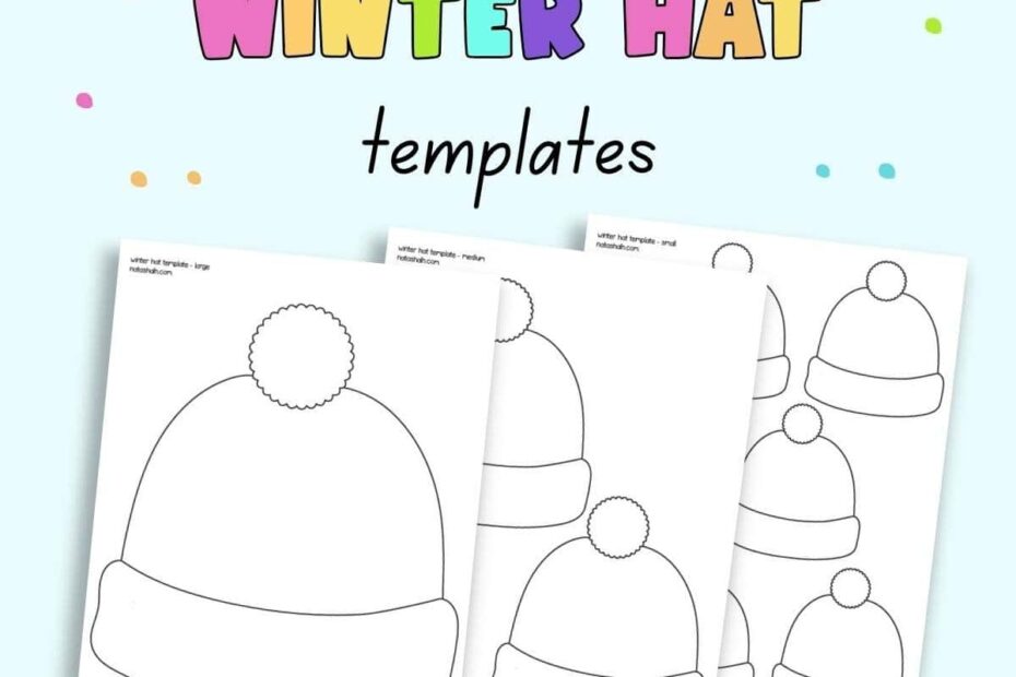 Free Winter Hat Template Printables The Artisan Life
