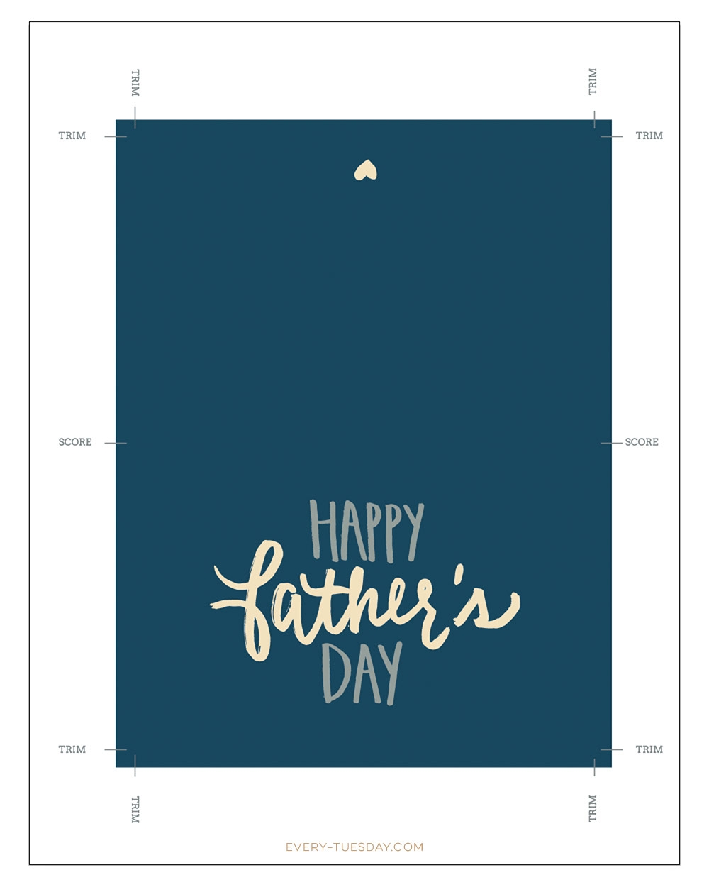 Freebie Printable Father s Day Card Blog Every Tuesday