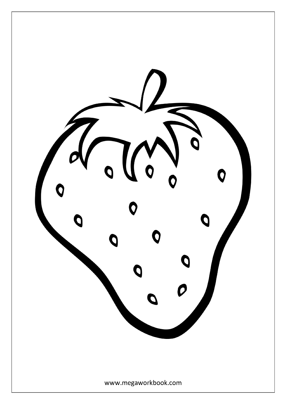 coloring pages of fruit