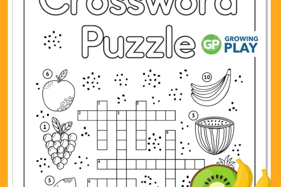 Fun Free Printable Crossword Puzzles Worksheets Library