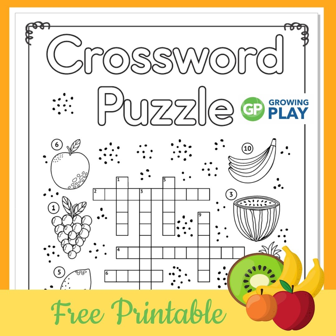 Fun Free Printable Crossword Puzzles Worksheets Library