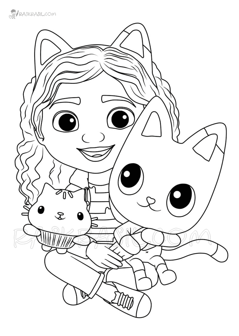 Gabby s Dollhouse Coloring Pages Printable For Free Download