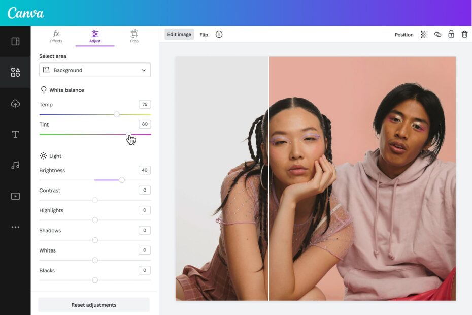 Ganti Warna Background Foto Gratis Canva