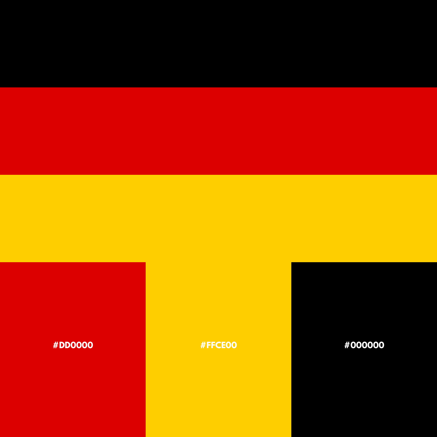 flag colors of germany