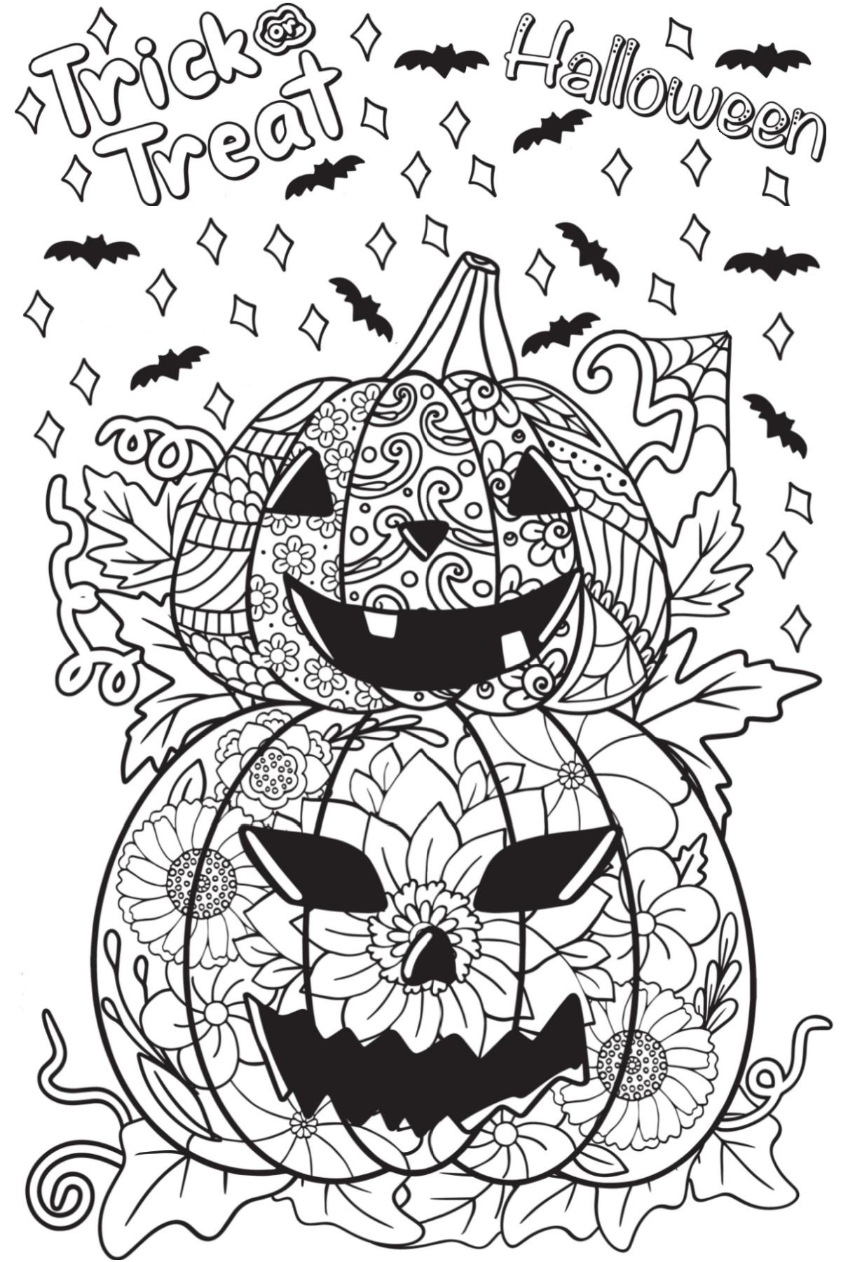 free halloween coloring pages printable