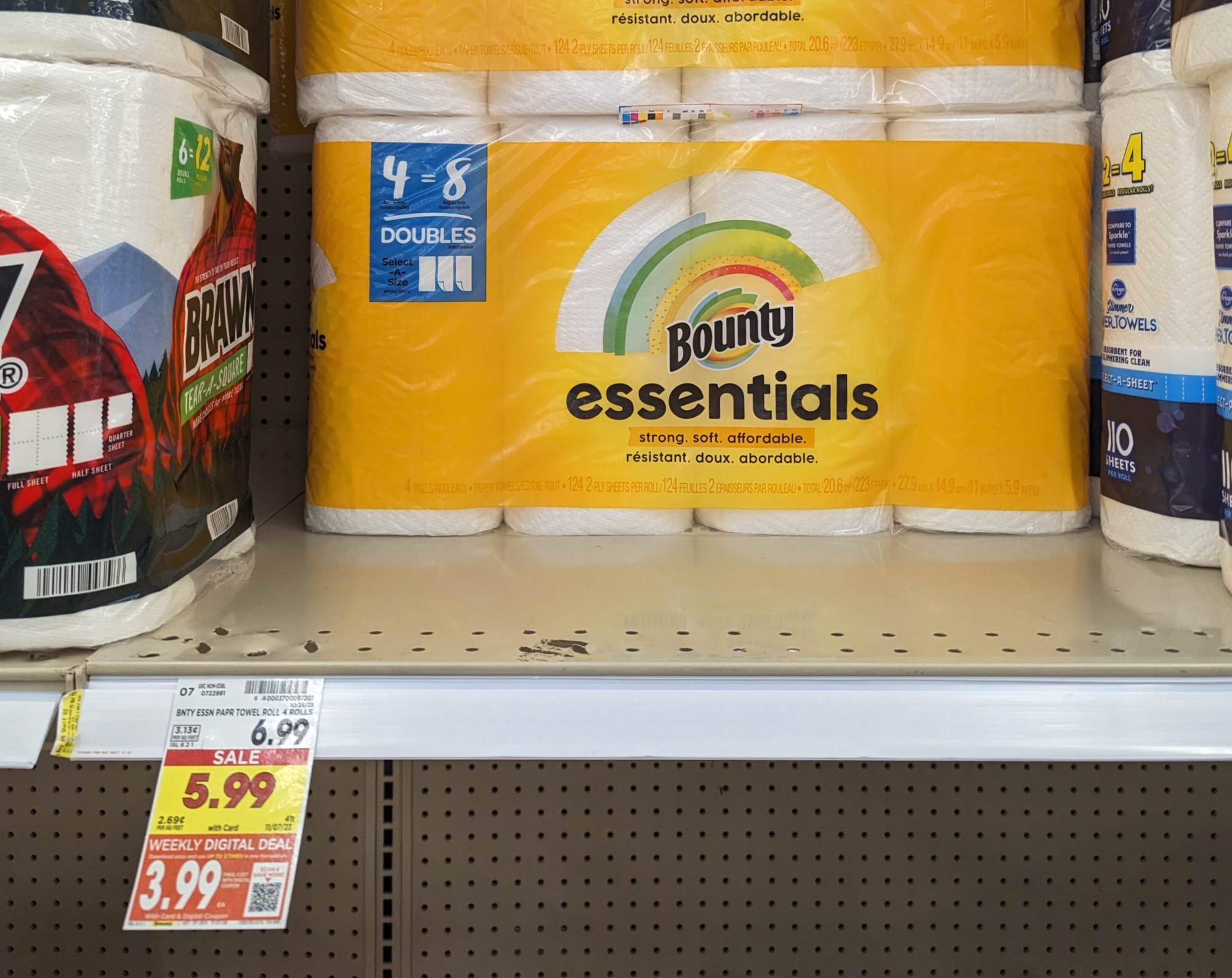 Get Bounty Essentials Paper Towels For As Low As 2 99 At Kroger IHeartKroger