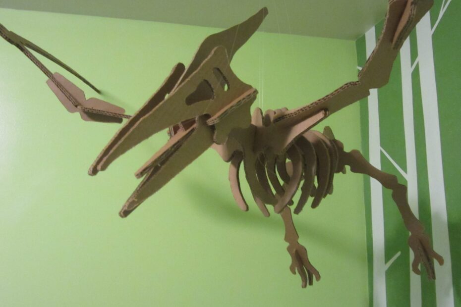 Giant Cardboard Dinosaur Puzzle Make