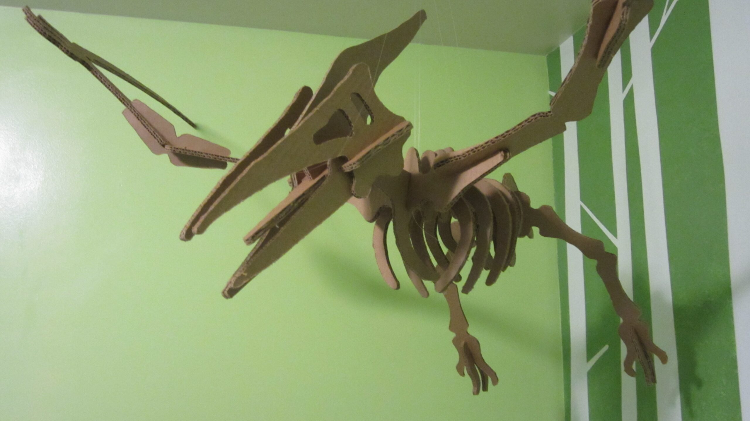 Giant Cardboard Dinosaur Puzzle Make 