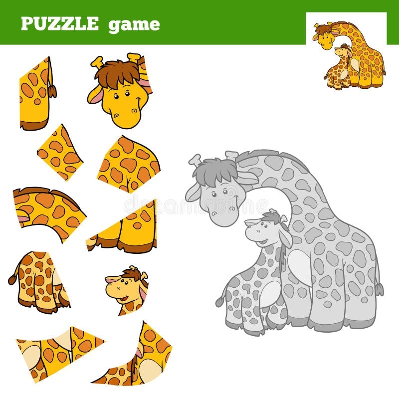 Giraffe Puzzle Stock Illustrations 1 380 Giraffe Puzzle Stock Illustrations Vectors U0026 Clipart Dreamstime