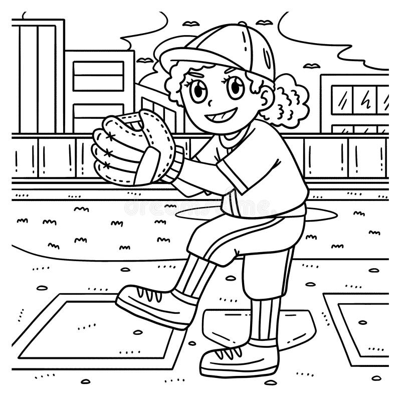 baseball coloring pages printable