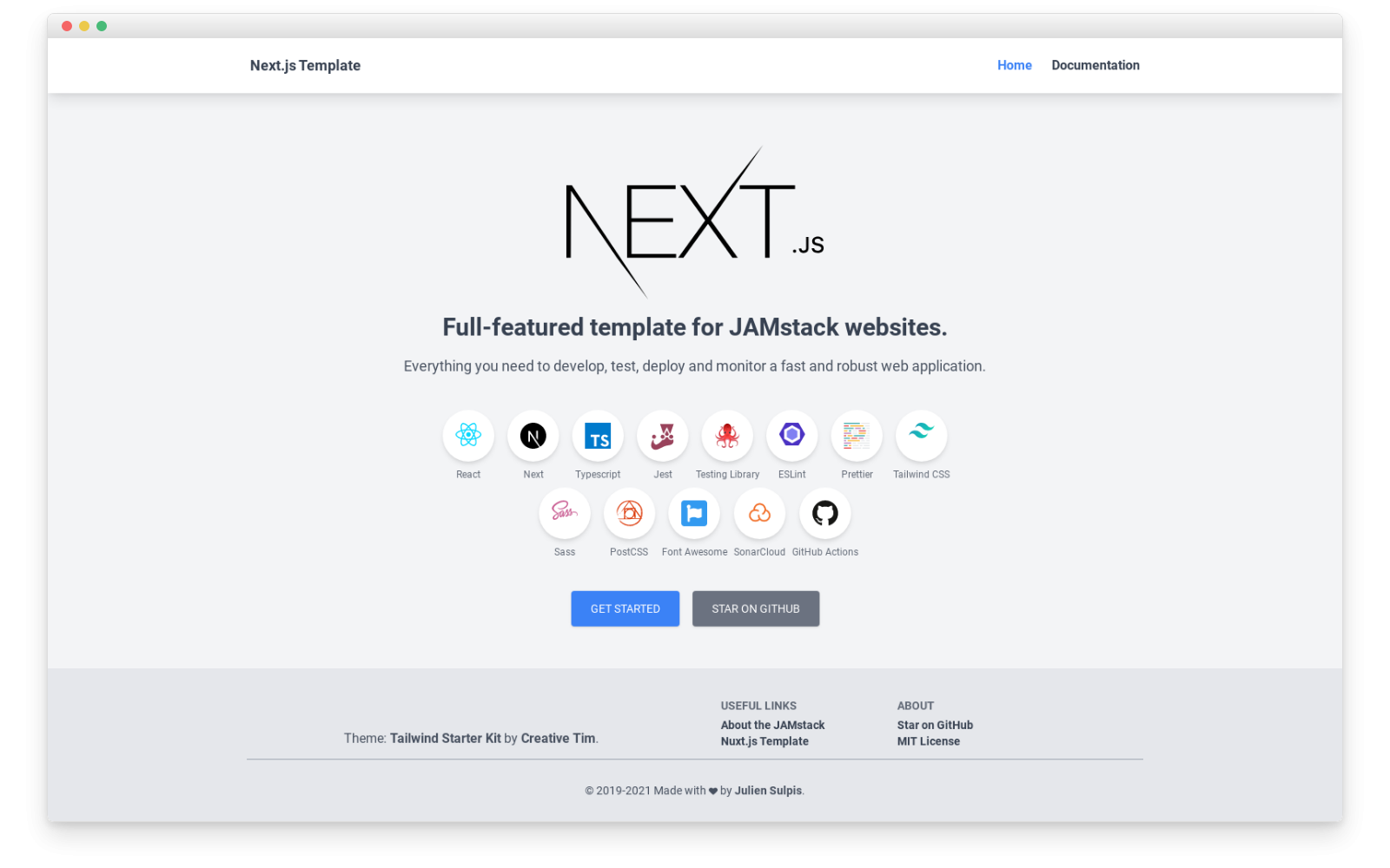 GitHub Jsulpis nextjs template Full featured Template For 