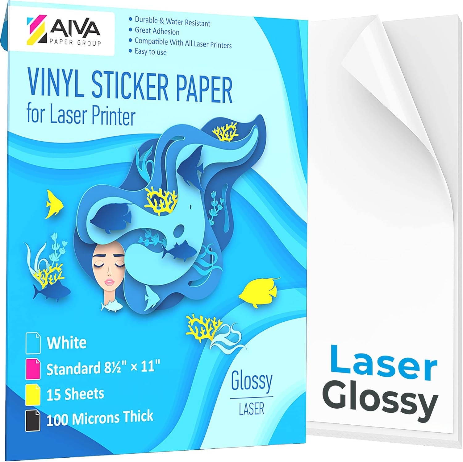 Glossy White Waterproof Printable Vinyl Sticker Indonesia Ubuy