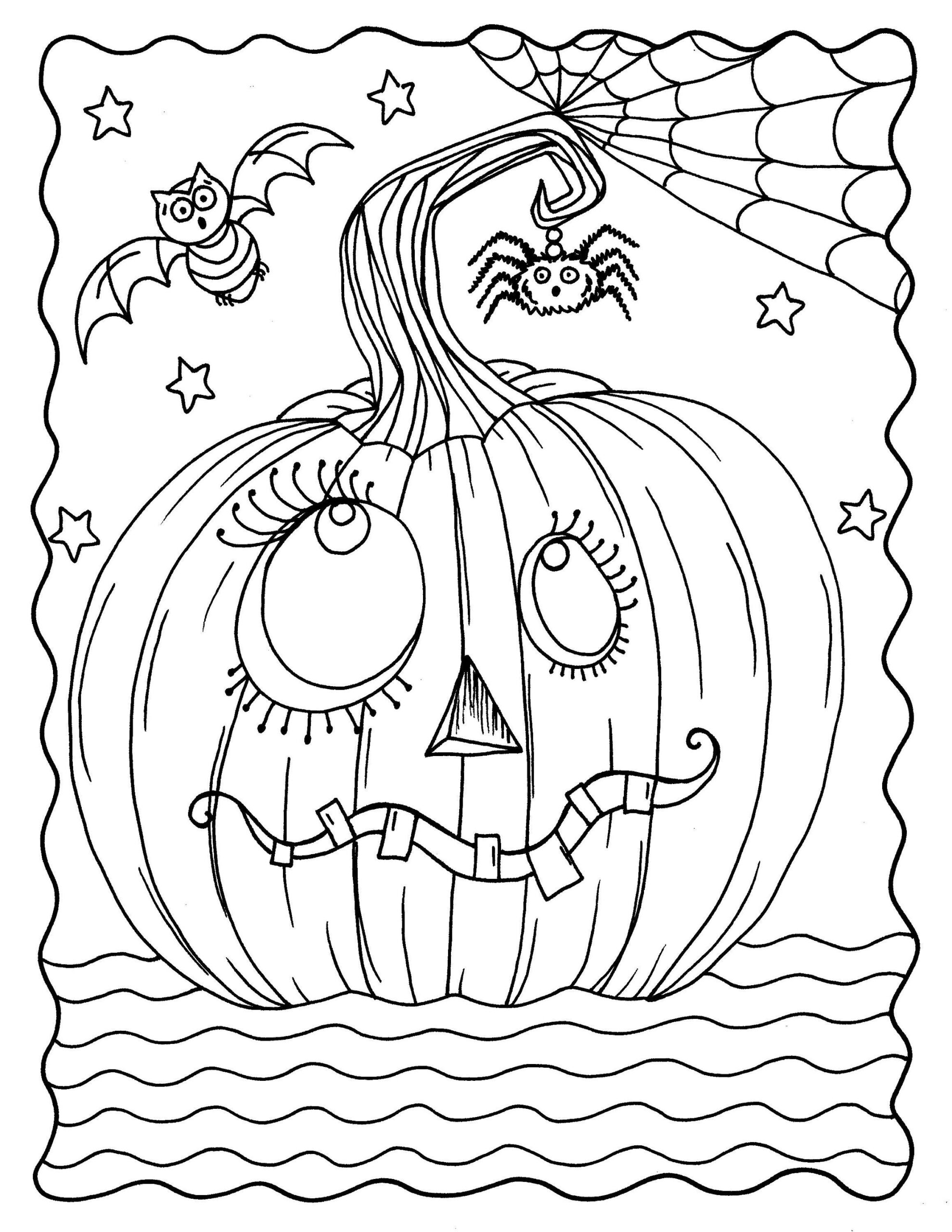 GOOFY Pumpkin Coloring Page Digital Download Instant Printable Adult Coloring Pages Halloween Jack O Lantern Etsy Norway