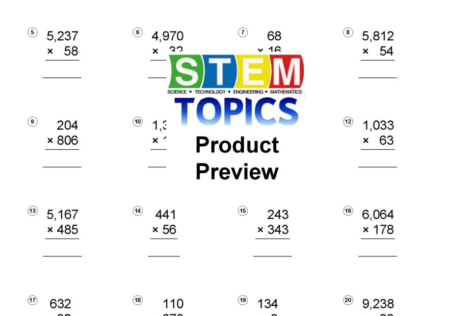 Grade 6 Math Worksheets 596 Pages Full Year Etsy