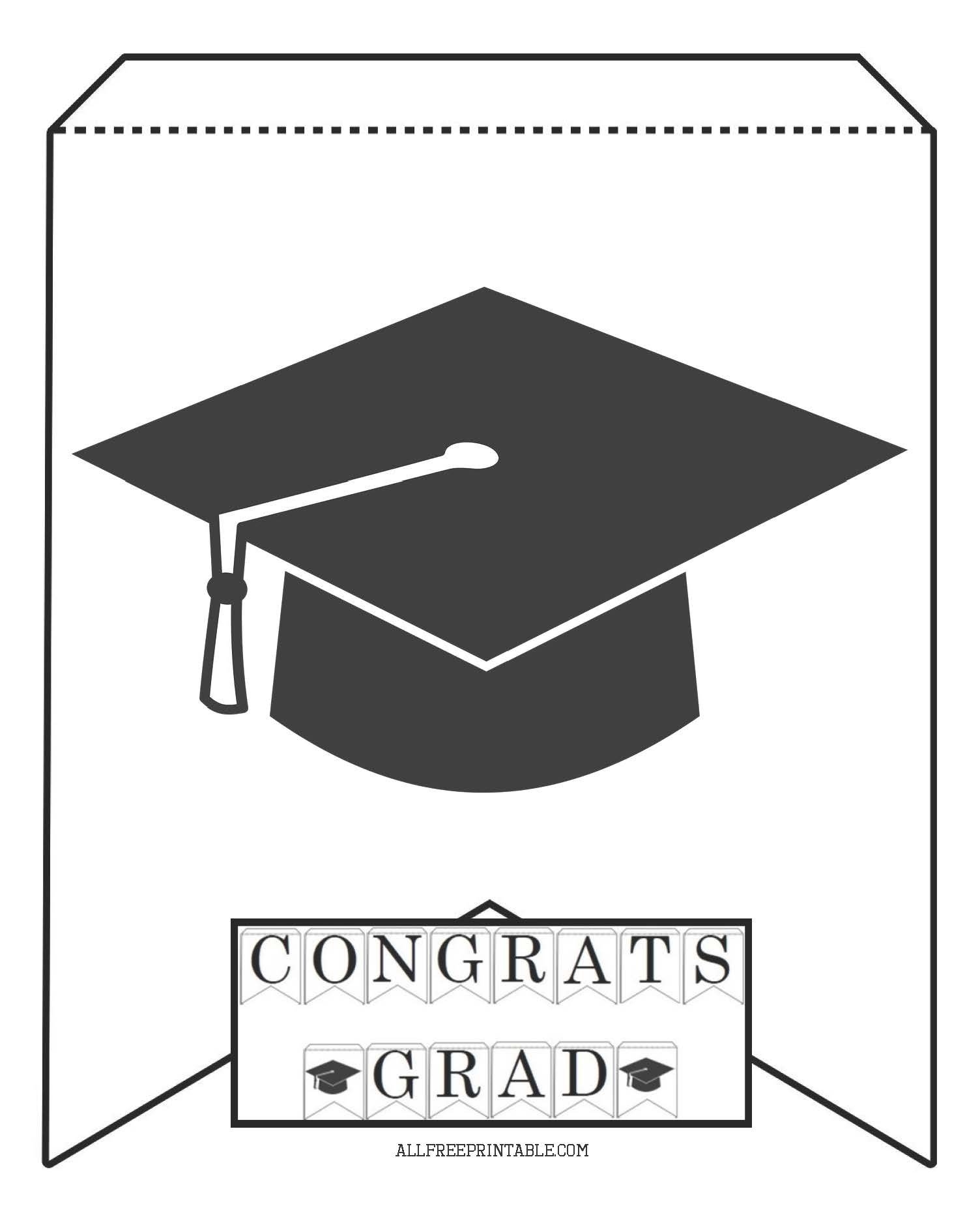 graduation cap printable