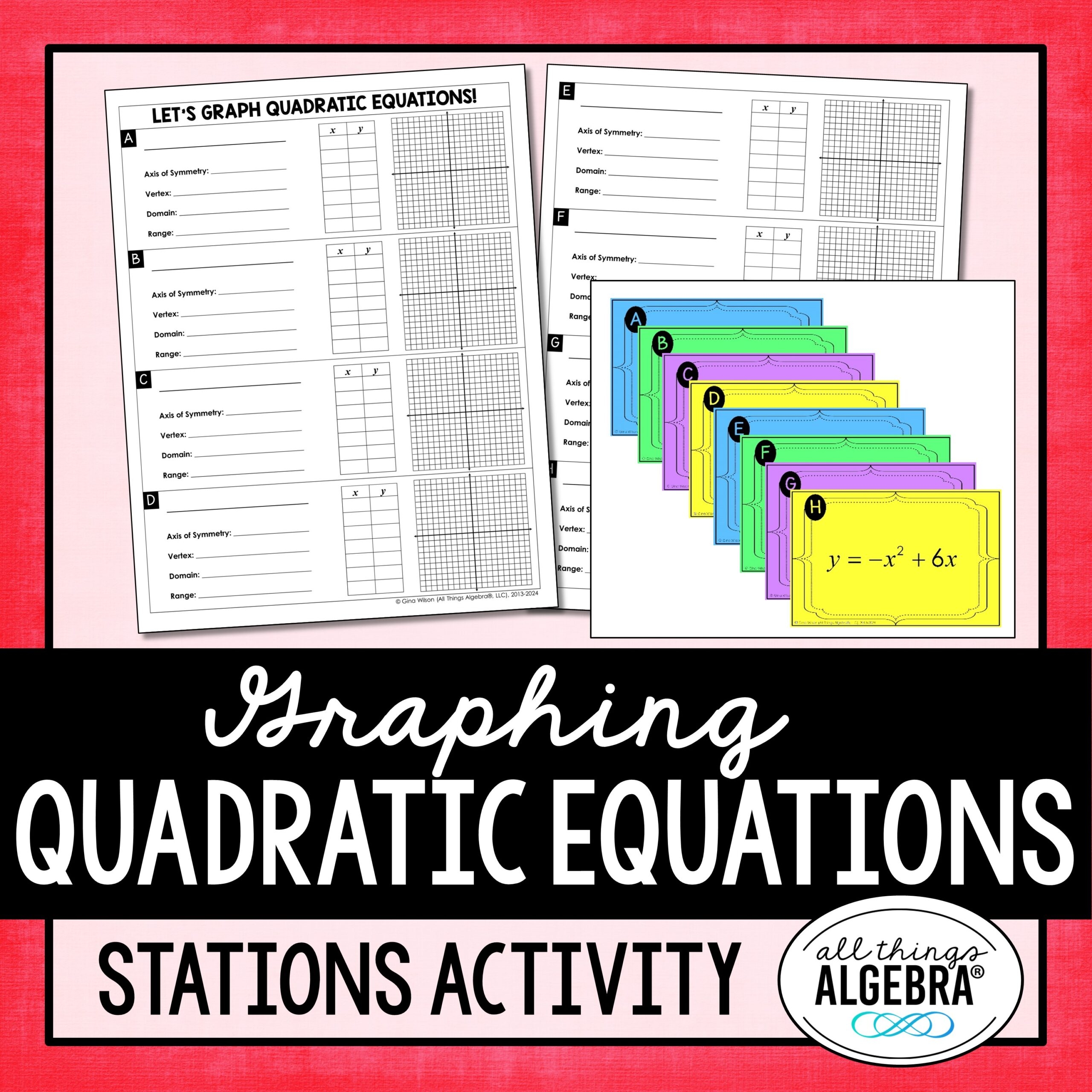 graphing quadratic functions worksheet with answers pdf