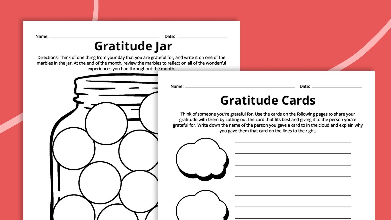 grateful worksheet