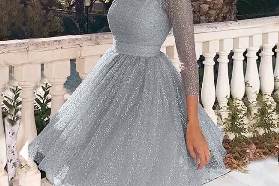 Gray Party Dress For Women Elegant Dresses For Women Color Gray Grey Formal Dresses For Women Women Sling Cross Wedding O Neck Elegant Party Evening