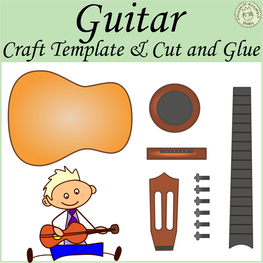 guitar templates free printable