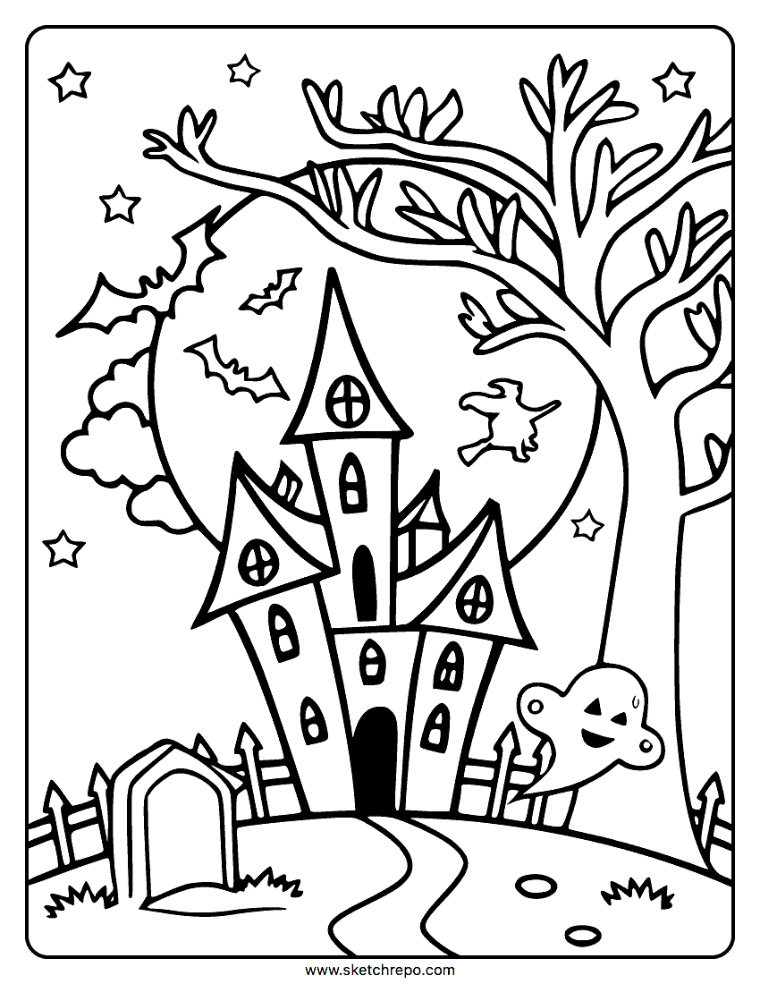 halloween coloring worksheets