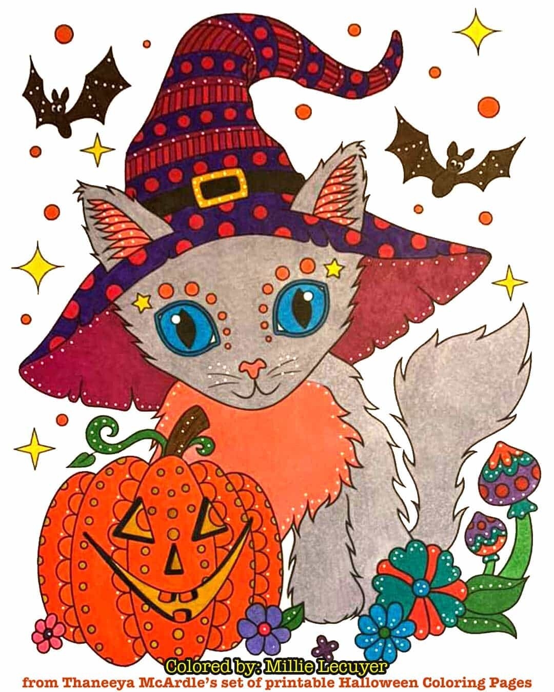 Halloween Coloring Pages 10 Printable Coloring Pages By Thaneeya 