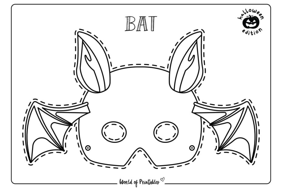 Halloween Mask Printables World Of Printables