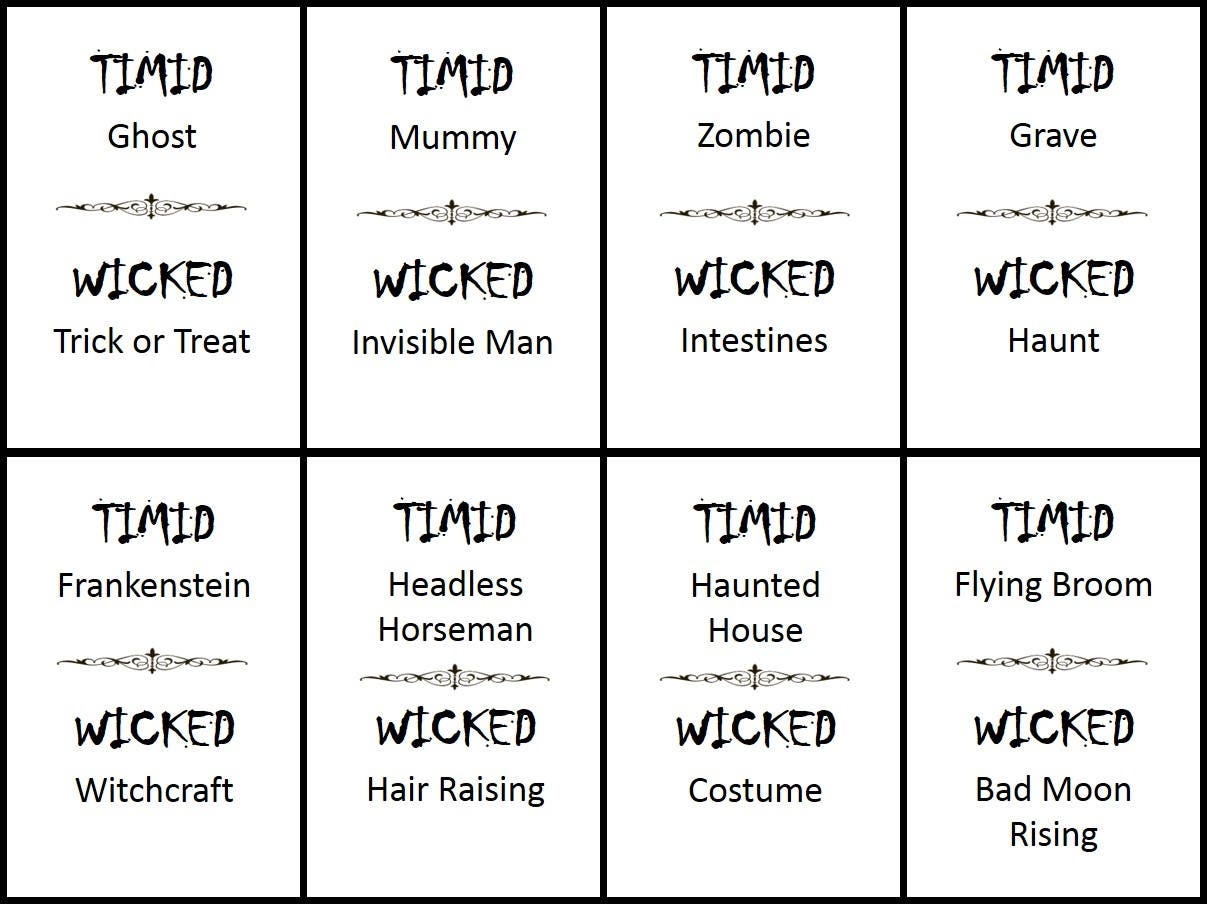 Halloween Pictionary download Etsy