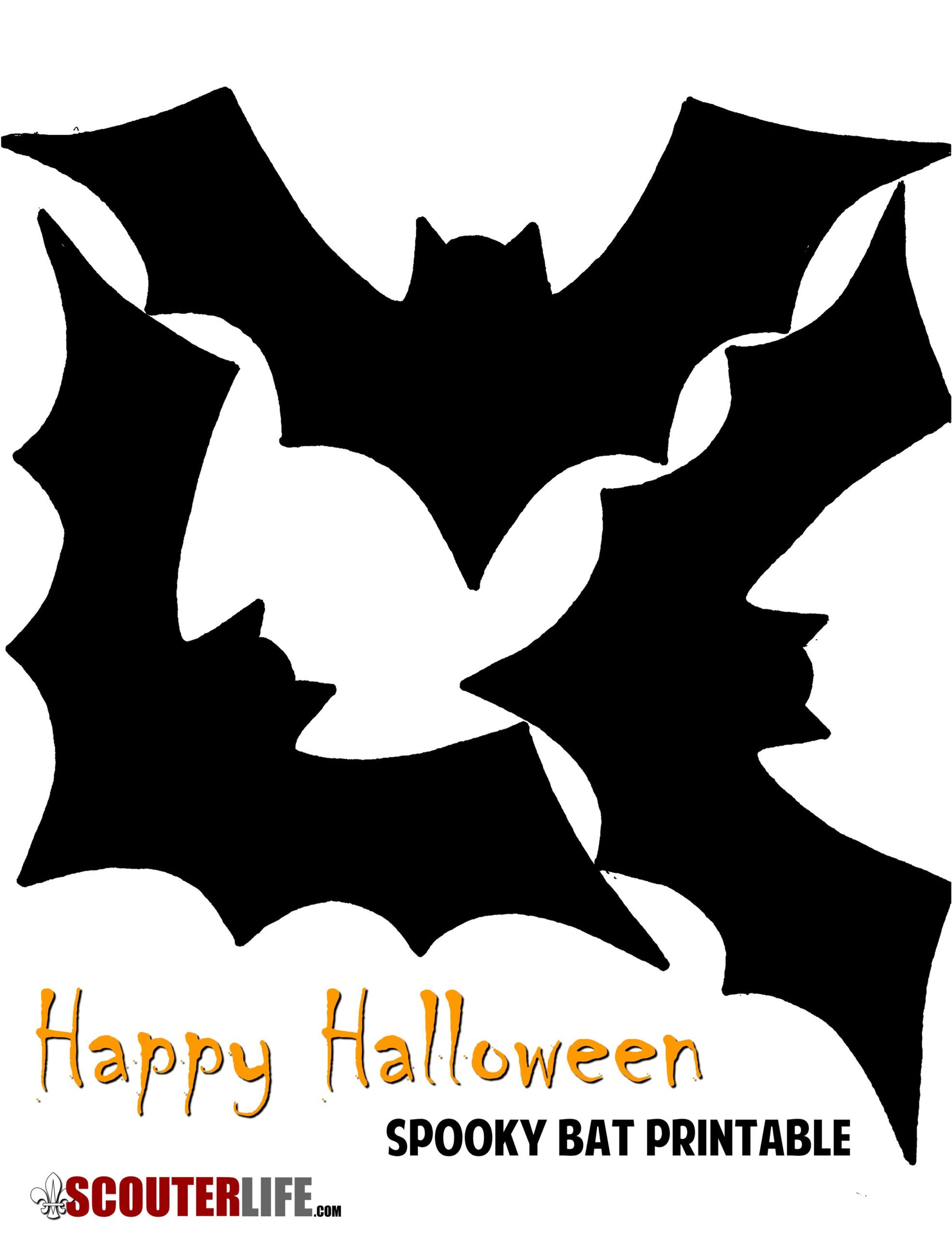 bat cutouts printable