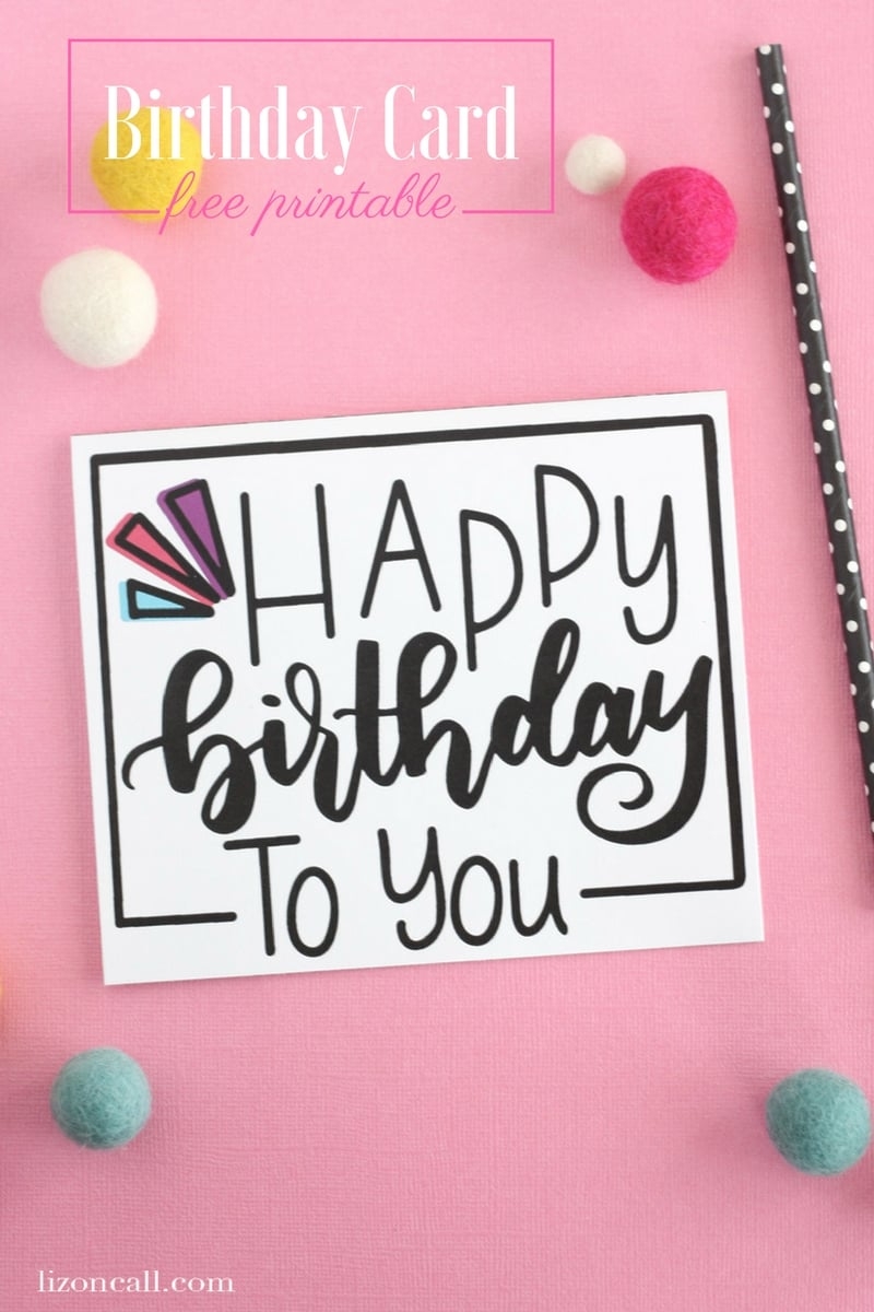 happy birthday printable cards