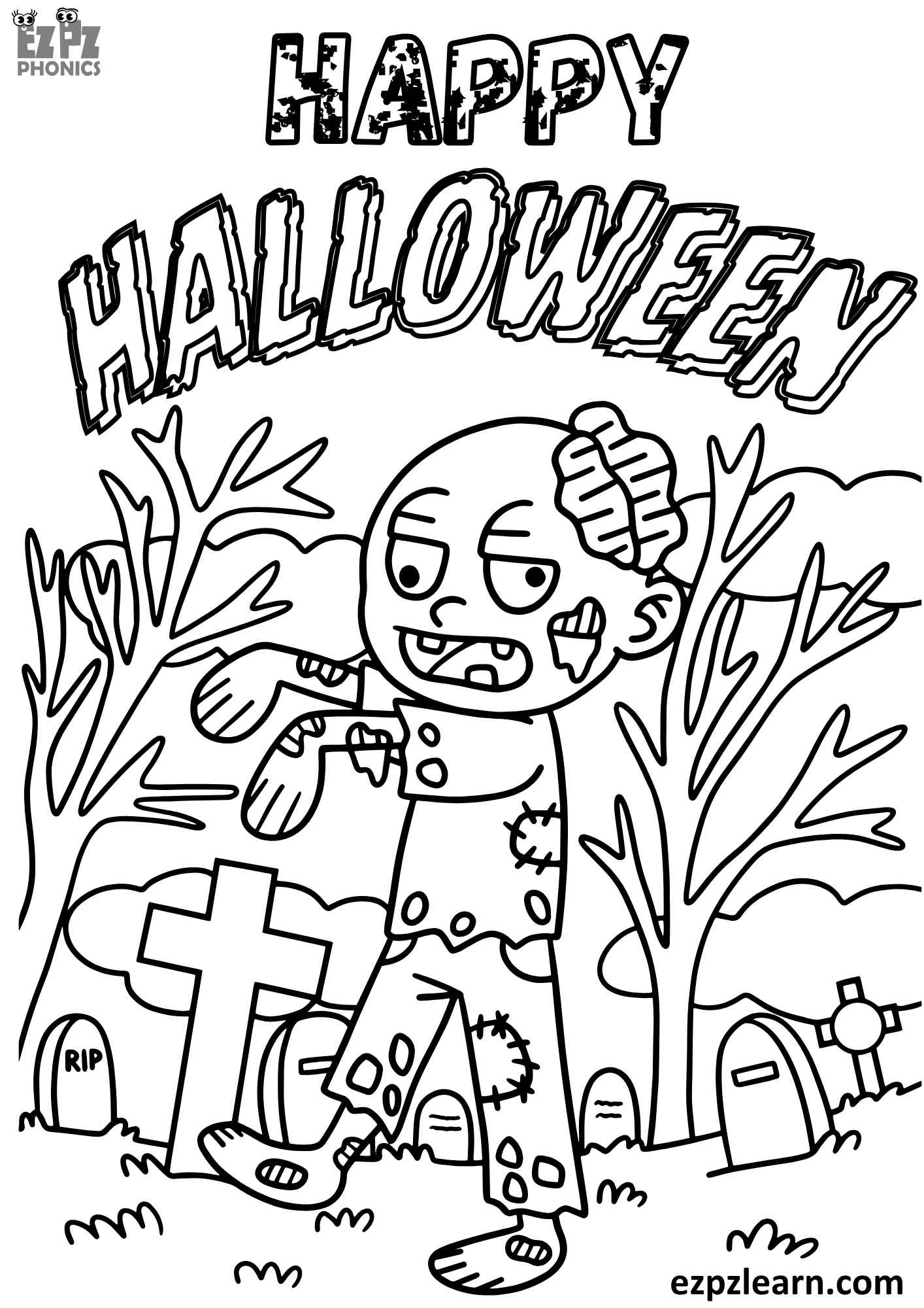 free printable coloring pages of halloween