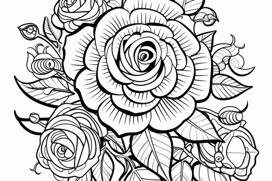 Hard Coloring Pages Of Flowers Free U0026 Printable Worksheets Library